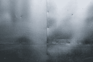 Image of sheet metal with dents and defects