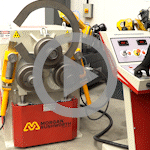 Video thumbnail showing the Morgan Rushworth HSR-3 Hydraulic Ring Rolling Machine 415v