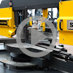 Video thumbnail showing the Sterling STC 440 DGAS CNC Twin-Column Automatic Bandsaw