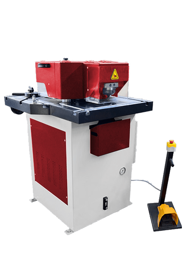 The Morgan Rushworth HVA, rear of the machine showing the punching station