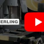 Video thumbnail showing the Sterling SR350 A Automatic Circular Saw 415V